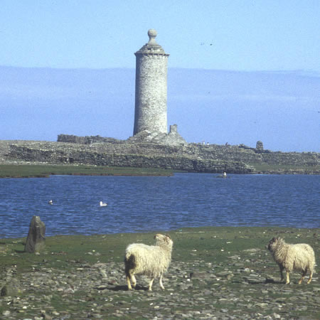 North Ronaldsay Old Beacon - Photograph by Fraser Dixon